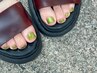 3回目まで使える【FOOT】マグネットワンカラー/60分¥7,700→¥7,000 @natsumi 
