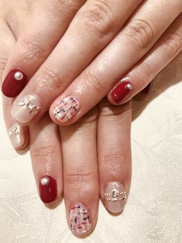 ツイードネイル