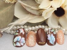 ネイルズガッシュ 蒲田東口店(NAILsGUSH)/＊ブラウンリーフ＊