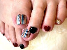 アミュリー ネイル アトリエ(Amury nail atelier)/ボルドー くすみカラー シンプル