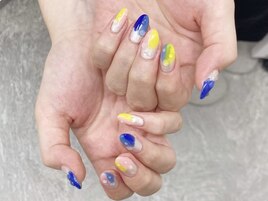 パラジェル 塗りかけネイル