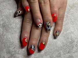 ヒョウ柄デザイン