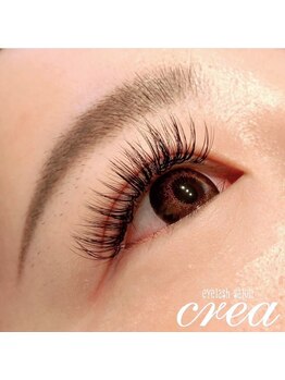 クレア(crea)の写真/本数多め大歓迎♪《存在感のあるぱっちりまつ毛を叶える》スピード施術×モチの良さ◎感動の仕上がり！