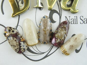 ネイルサロン ディーバ ギンザ(Nail salon Diva GINZA)/不思議の国のアリス￥9500