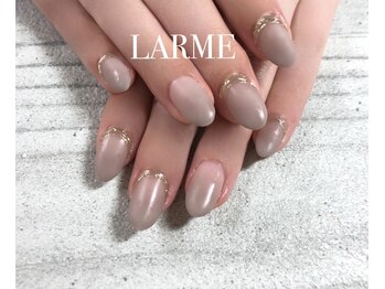 ラルム ネイル サロン(LARME NAIL SALON)/ミラー／マットネイル