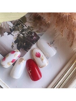 セプトネイル 函館店(SEPT NAIL)/4月大人可愛いサンプル 6,930円