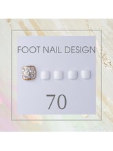 はあとねいる 東武宇都宮駅前店/Foot nail design 70