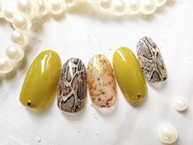 プティリボン 武蔵小金井店(PetitRibbon)/Simple パイソン柄　