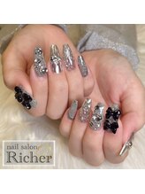 エスフィーネイルサロン リシェル(Esfy nailsalon Richer)/シルバーネイル