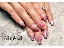 アイルネイル(Aile Nail)/ぷっくりフラワー