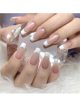ヒユ ネイル(Hiyu Nail)/長さ出しフレンチ