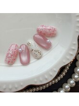 セプトネイル 函館店(SEPT NAIL)/4月大人可愛いサンプル7150円