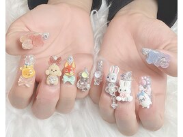 #キャラクターネイル