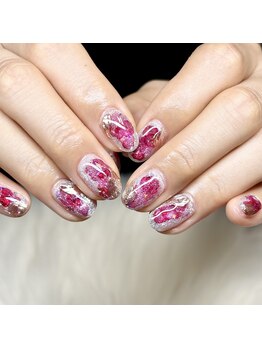 奥行きキラキラインクデザイン