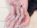 夏ネイル ドットネイル
