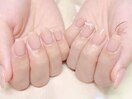 シンプル/リボンネイル