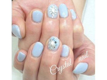 クリスタルネイル ゆめタウン博多店(CRYSTAL NAIL)/ストーンアートネイル