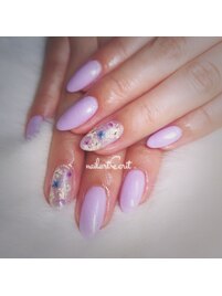 【押し花ネイル】