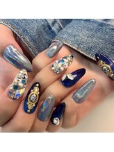 グラマラス アンジェアイ 荻窪店(glamourous ange eye)/埋め尽くしネイル