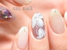 ユニネイル(uninail)/大人フラワーネイル