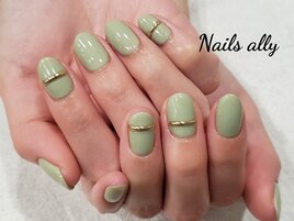 リングネイル×アクセサリー×冬