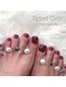 《 foot 》　ワンカラ―orラメグラ　（ケア付）　¥6600
