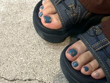 チャンプ 高の原店(Champ)/【フットネイル】フラワーネイル