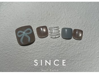シンス(Since)/8月 foot monthly design