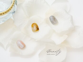 アットーレ 札幌の写真/Sachii-design◇シンプル×上品系も高技術で満足!肌の血色感UPさせる魅力的デザインや天然石風など多数◎