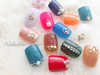 【フット親指アート8800円】