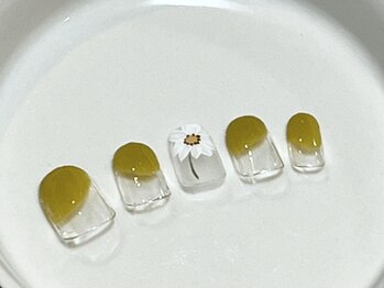 カラ ネイル 中津店(calla nail)/一輪のお花♪