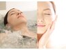 【血行促進・透明感】気泡浴＋小顔リンパ+ピールオフパック+デコルテ付120分