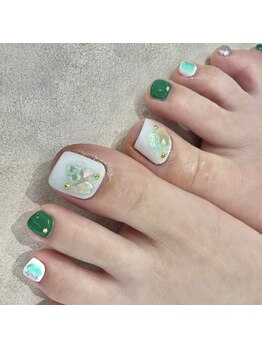 ビューティーサロンフルール(fleur)/フットデザインコース¥6,600