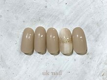 ユーケーネイル(uk nail)/シンプルアート6000円