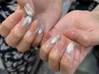 エイム 下北沢(aim)/オーロラマグネットネイル