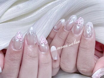 モナサロン(Mona salon)/フレンチオーロラネイル