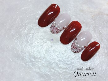 【ツイード×ボルドー】