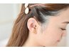 【7月限定★髪を結ぶ季節に】きらめく耳つぼジュエリーで不調ケア ￥3,000