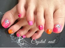 クリスタルネイル ゆめタウン博多店(CRYSTAL NAIL)/ネオン×グラデーションネイル