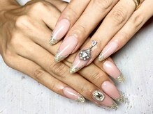 クリーク(CREEK)/ラメガラスフレンチスカルプ