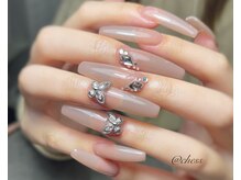 チェス(chess)/ロングネイル×ビジュー☆