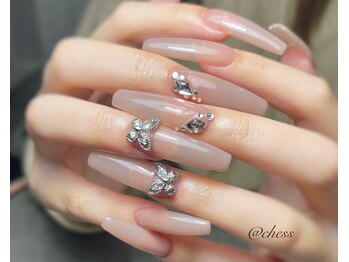 チェス(chess)/ロングネイル×ビジュー☆