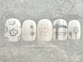 【2月】落書きネイル