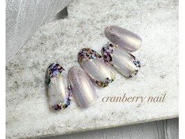 紫陽花のニュアンスネイル