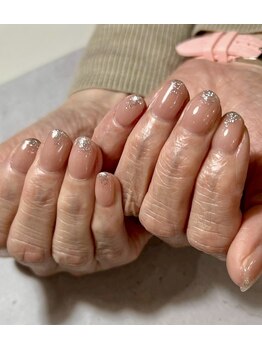 ナナズネイル 魚町店(NANA’sNail)/シンプルベージュ