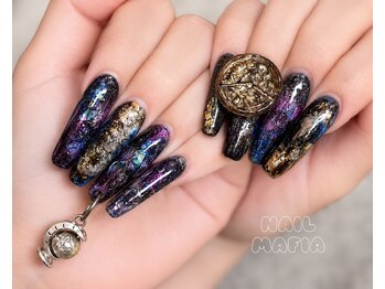 ネイルマフィア 新宿(NAIL MAFIA)の写真/【圧倒的な技術力】JNA本部認定講師在籍の実力派サロン!お爪に優しいフィルイン施術♪1ヶ月浮きなく快適に!