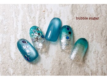 バブル シュガー バイ ネイルクローネ(bubble sugar by.nail crone)/海中ネイル