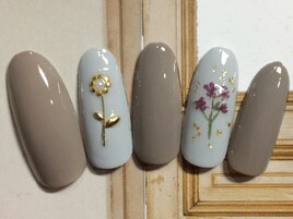 押し花アートネイル
