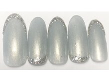 ヘアーアンドネイル ルシア(Hair&Nail Lucia)/ガラスフレンチネイル