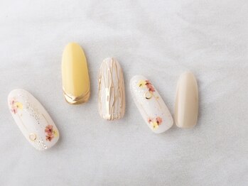 サンミーゴネイル 神戸店(Sunmego Nail)/キラキラ☆お花ネイル